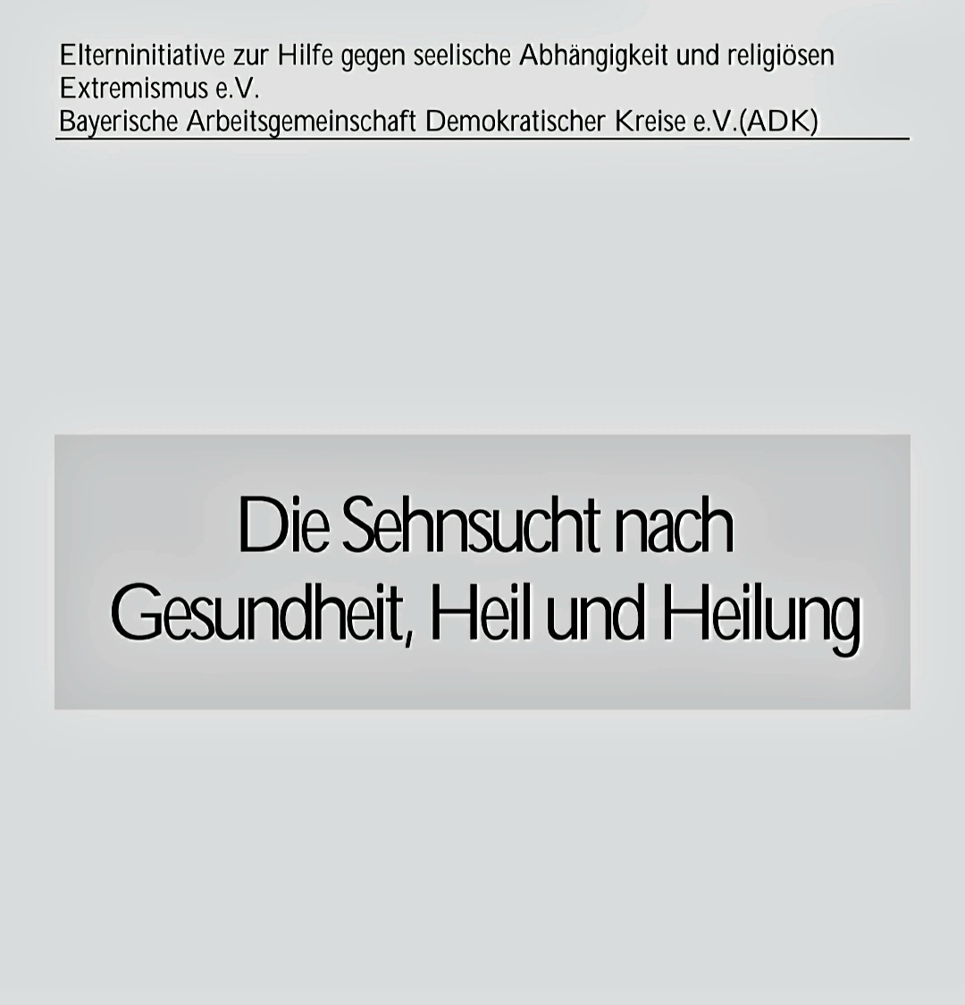 Gesundheit 