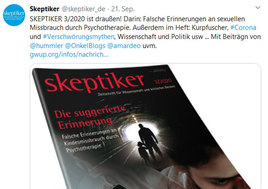 Analyse zum Thema ritueller Mißbrauch