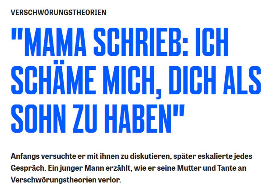 Wenn Verschwörungstheorien Familien zerstören