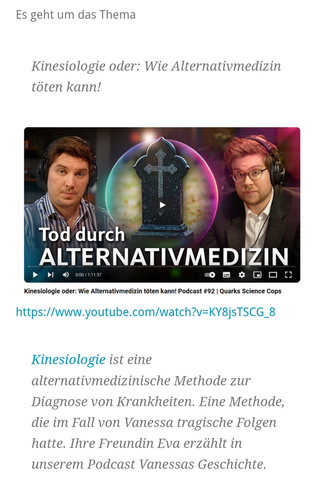 Kinesiologie