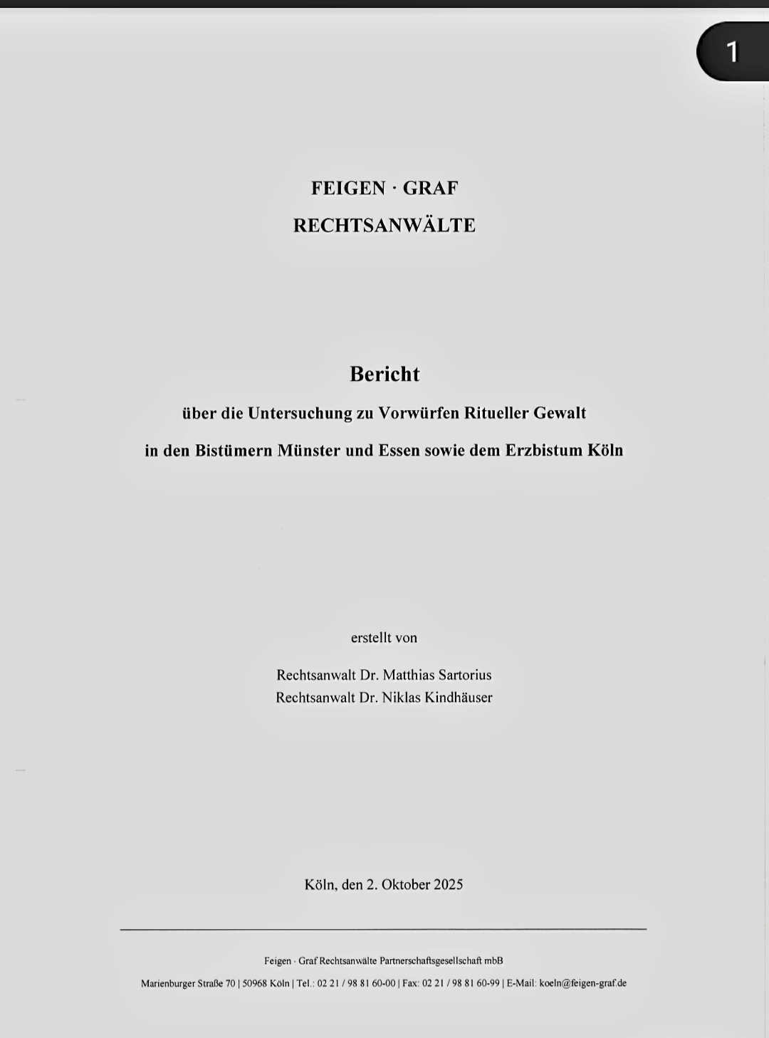 Verschwörungserzählungen über Rituelle Gewalt-Mind Control-Neue Untersuchung
